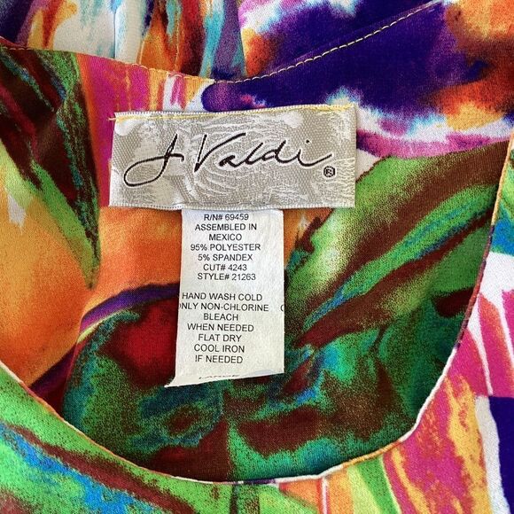 J. Valid sleeveless sun dress gathered skirt LG. 0313 - Picture 10 of 10